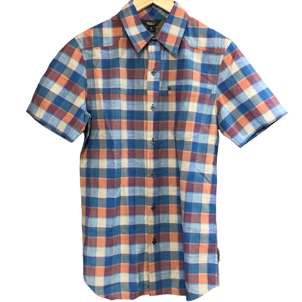 Royal Robbins Karma Check Short Sleeve Shirt Men’s Size S